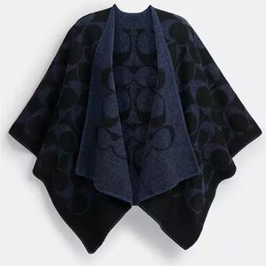NWT Coach Maxi Signature Cape